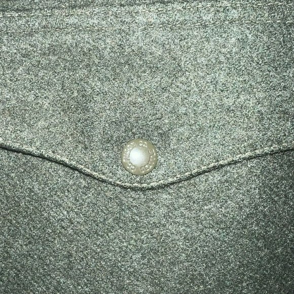 Vintage C.C. Filson Mackinaw Cruiser Jacket Mens Size 50 100% Wool Green - Picture 6 of 8